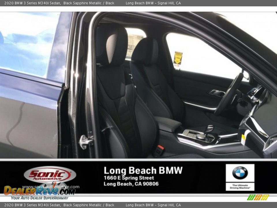 2020 BMW 3 Series M340i Sedan Black Sapphire Metallic / Black Photo #7
