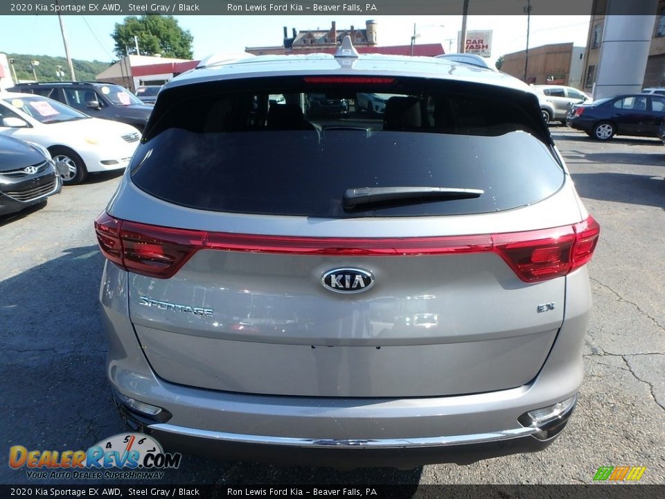 2020 Kia Sportage EX AWD Steel Gray / Black Photo #3