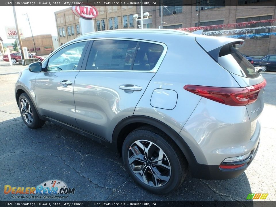 2020 Kia Sportage EX AWD Steel Gray / Black Photo #6