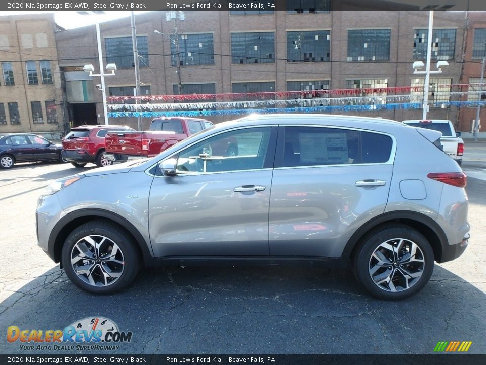 2020 Kia Sportage EX AWD Steel Gray / Black Photo #7