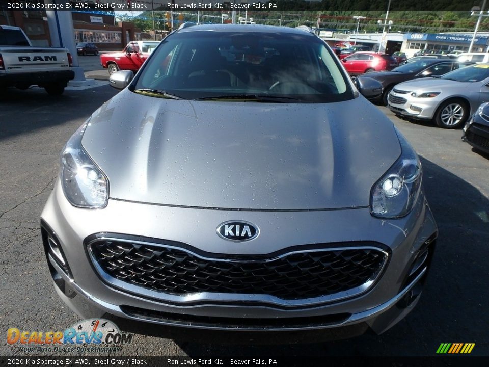 2020 Kia Sportage EX AWD Steel Gray / Black Photo #9