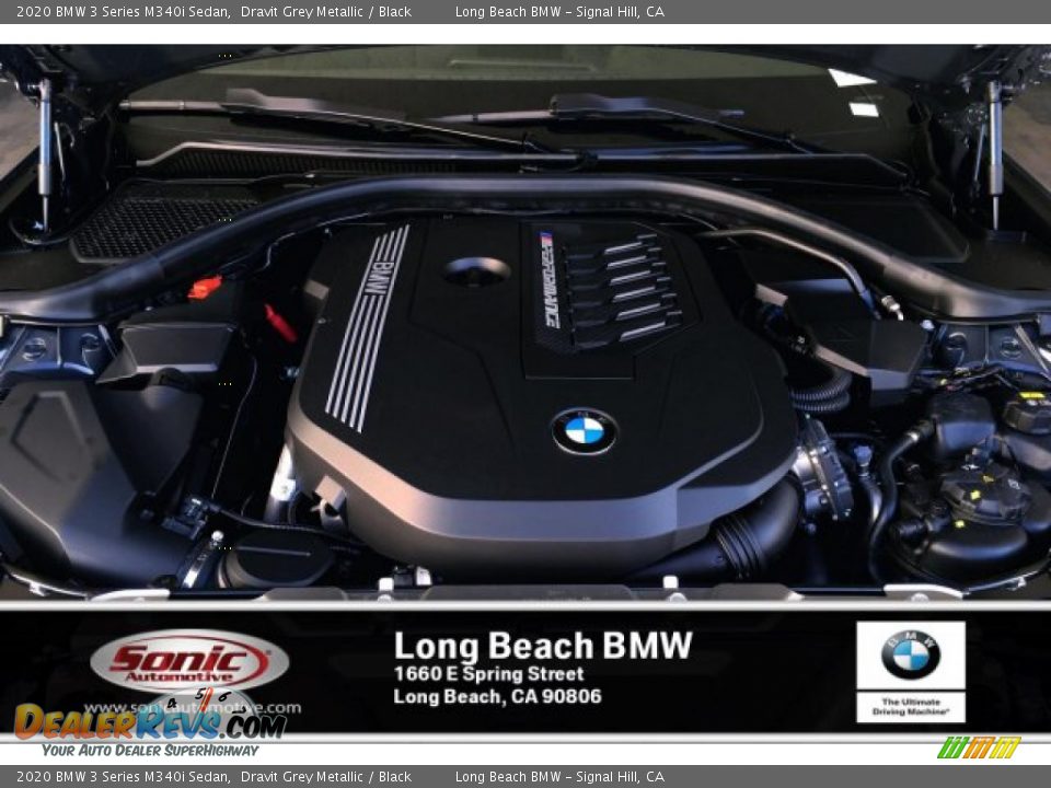 2020 BMW 3 Series M340i Sedan Dravit Grey Metallic / Black Photo #8