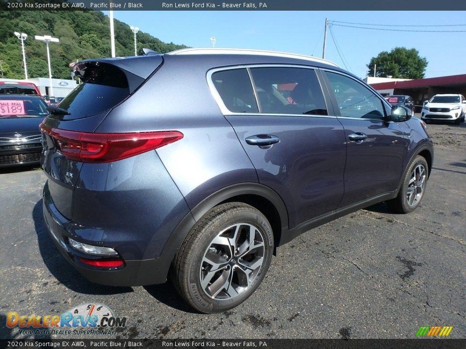 2020 Kia Sportage EX AWD Pacific Blue / Black Photo #2