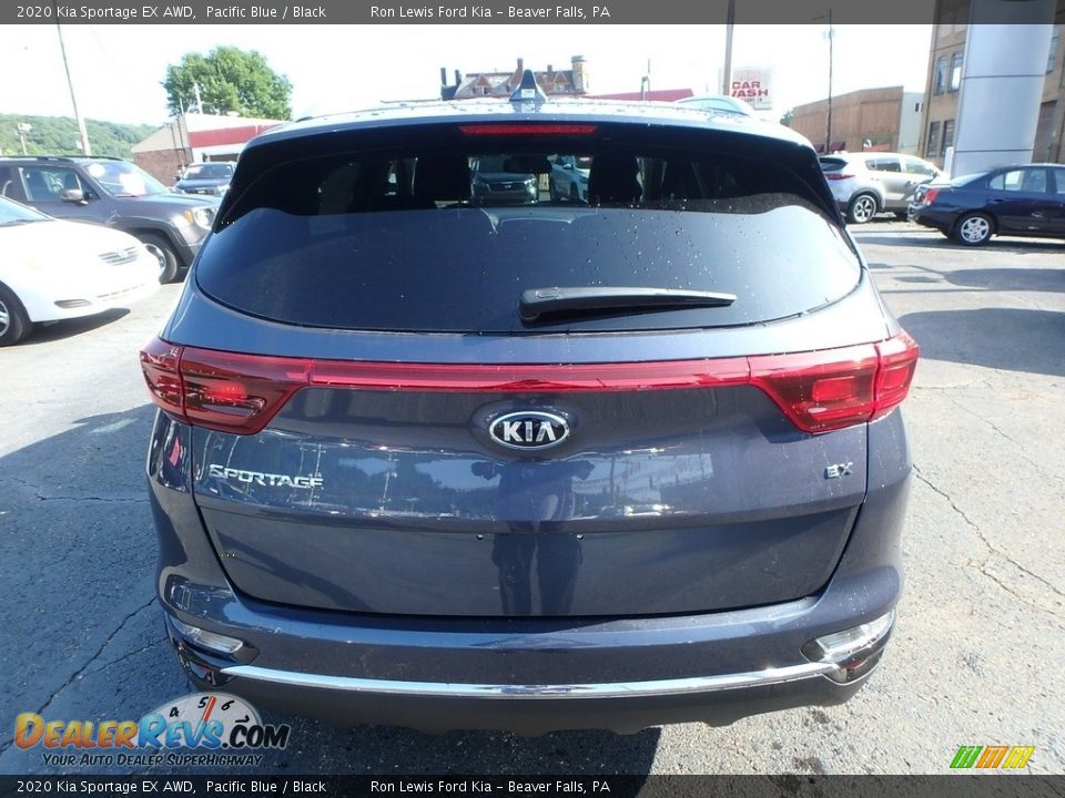 2020 Kia Sportage EX AWD Pacific Blue / Black Photo #3