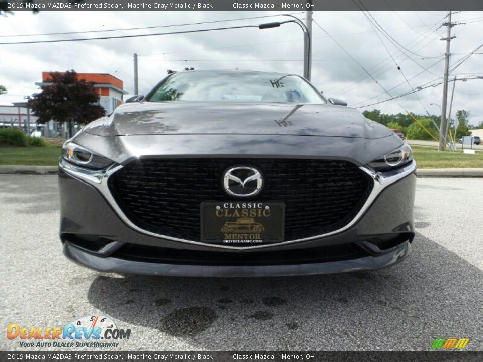 2019 Mazda MAZDA3 Preferred Sedan Machine Gray Metallic / Black Photo #2