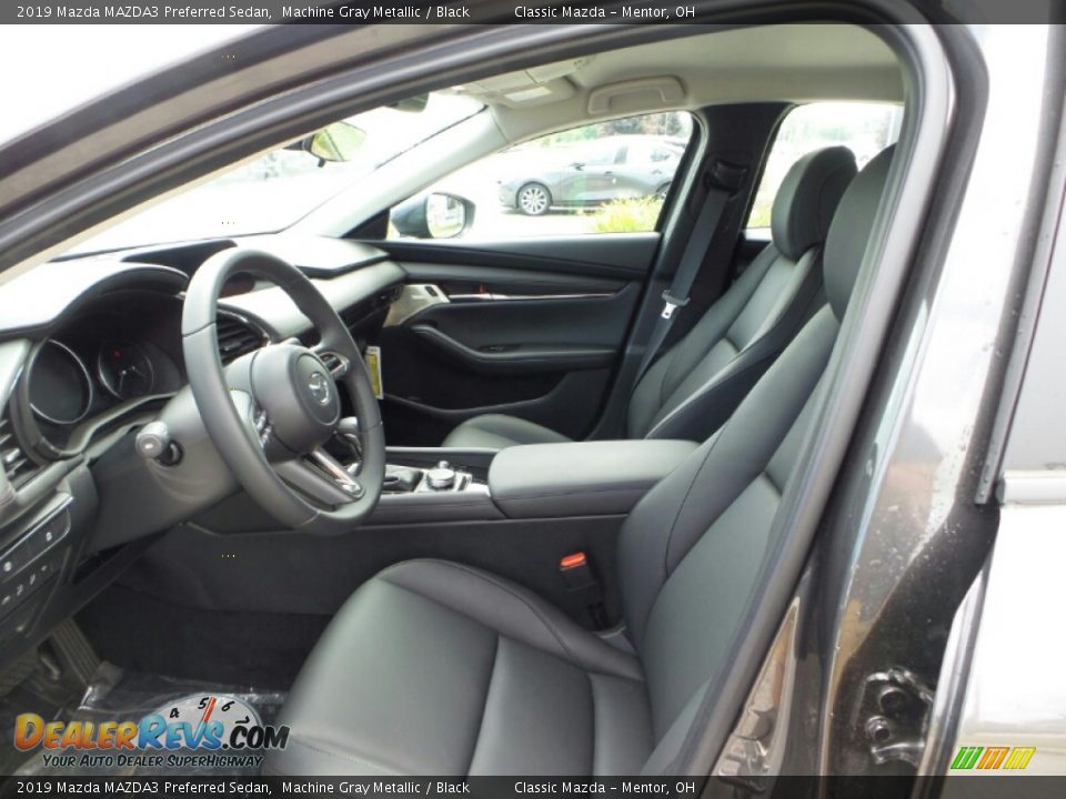 2019 Mazda MAZDA3 Preferred Sedan Machine Gray Metallic / Black Photo #8