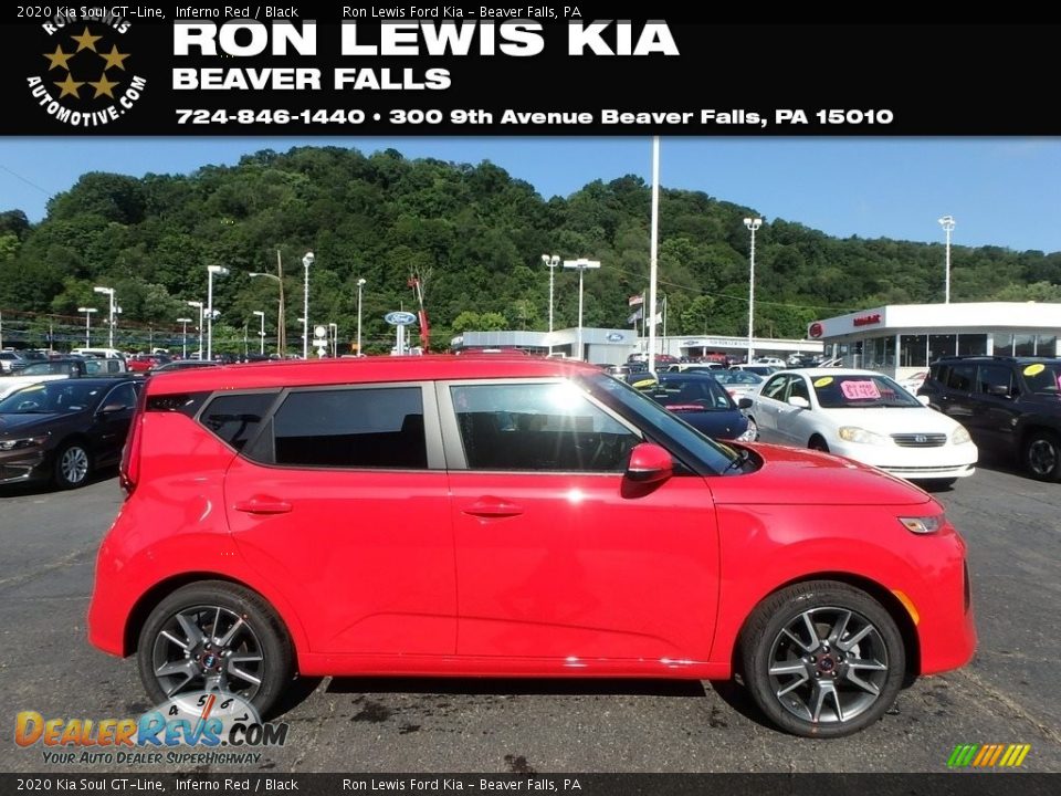 2020 Kia Soul GT-Line Inferno Red / Black Photo #1