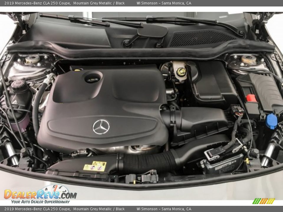 2019 Mercedes-Benz CLA 250 Coupe Mountain Grey Metallic / Black Photo #8