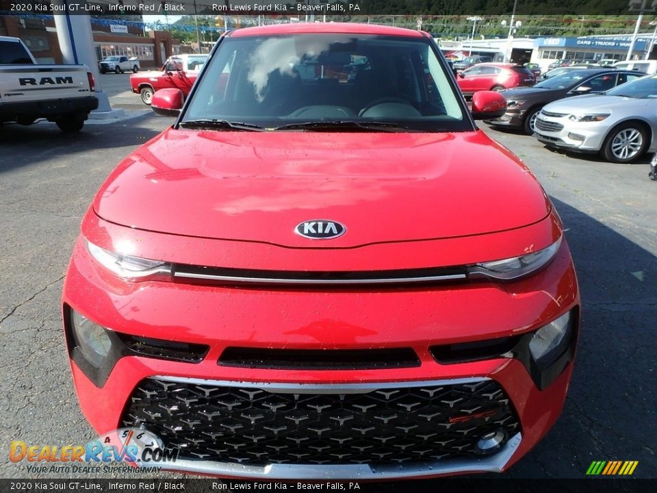 2020 Kia Soul GT-Line Inferno Red / Black Photo #8
