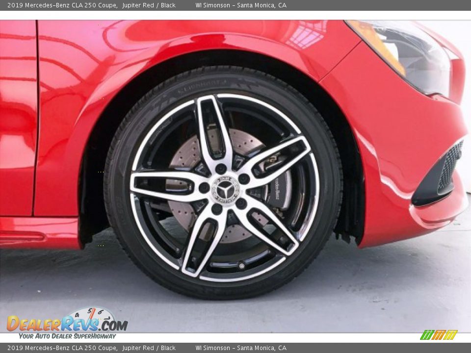 2019 Mercedes-Benz CLA 250 Coupe Jupiter Red / Black Photo #8