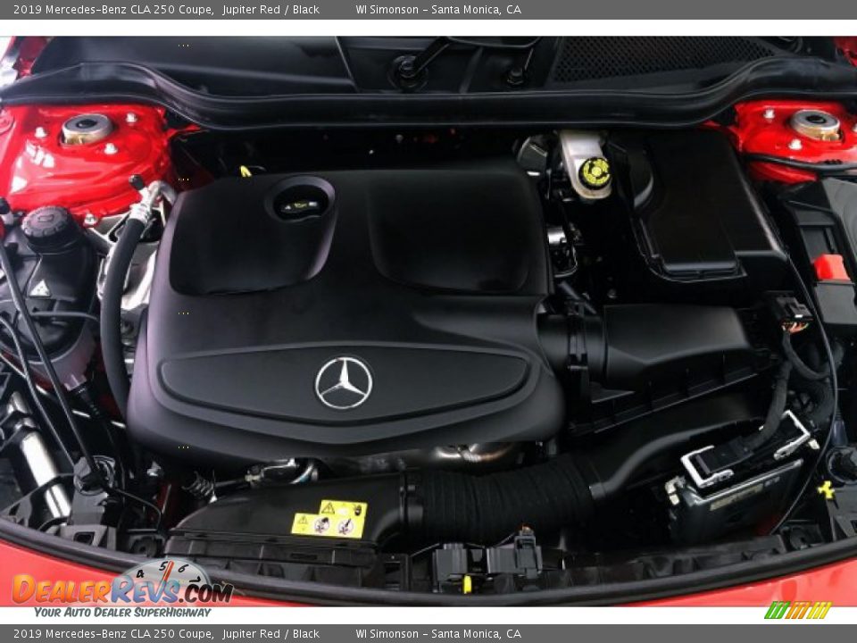 2019 Mercedes-Benz CLA 250 Coupe Jupiter Red / Black Photo #9