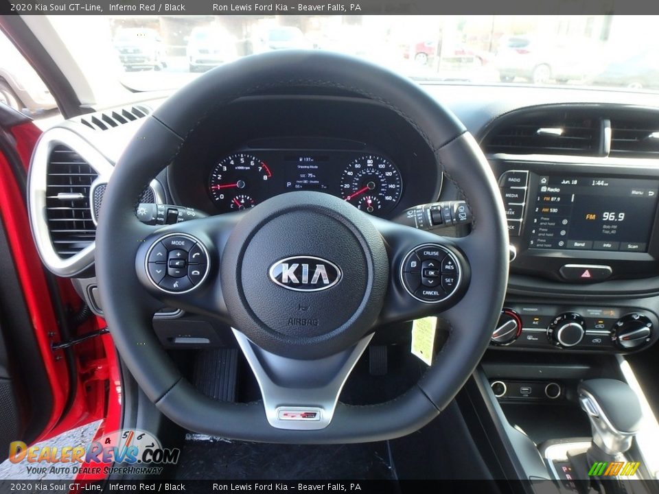 2020 Kia Soul GT-Line Steering Wheel Photo #16
