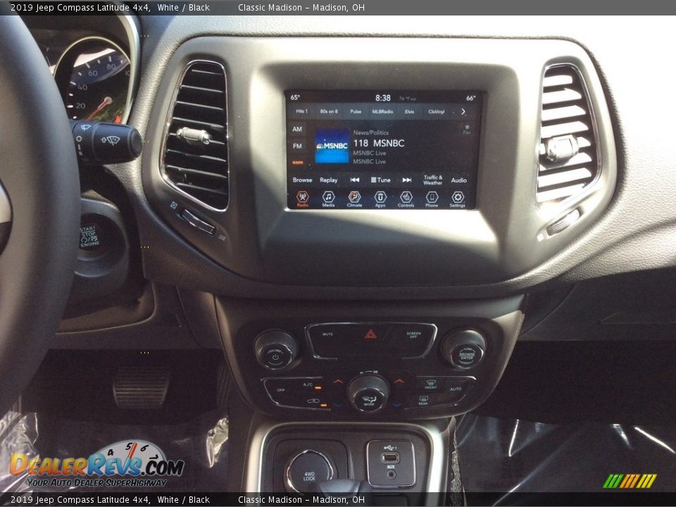 2019 Jeep Compass Latitude 4x4 White / Black Photo #14