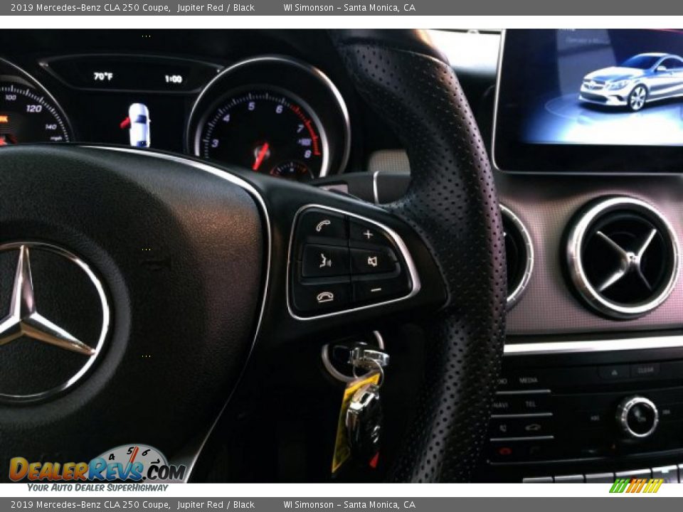 2019 Mercedes-Benz CLA 250 Coupe Jupiter Red / Black Photo #19