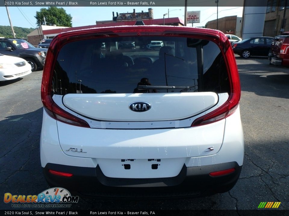 2020 Kia Soul S Snow White Pearl / Black Photo #3