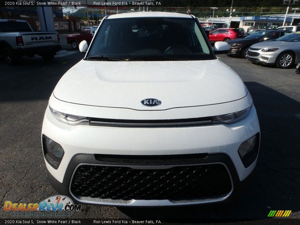 2020 Kia Soul S Snow White Pearl / Black Photo #8