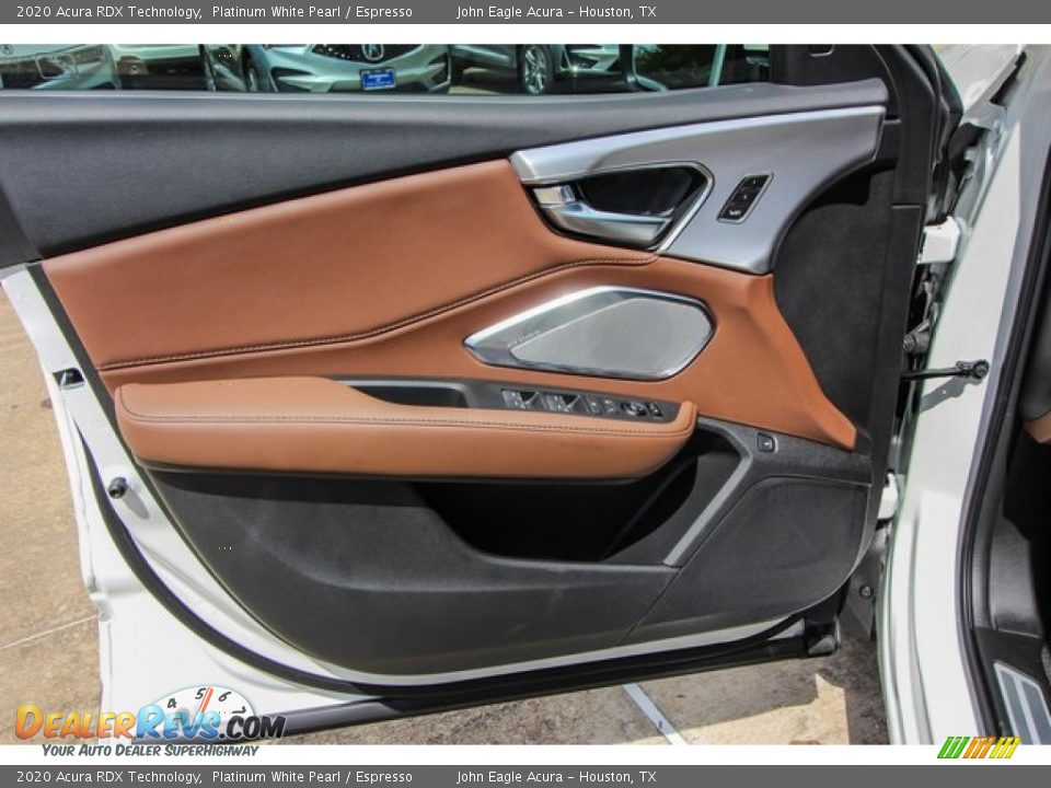 2020 Acura RDX Technology Platinum White Pearl / Espresso Photo #15