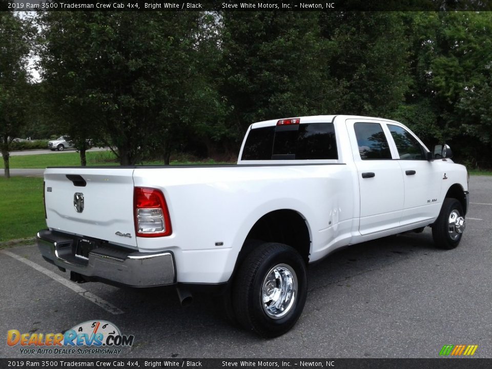 2019 Ram 3500 Tradesman Crew Cab 4x4 Bright White / Black Photo #6