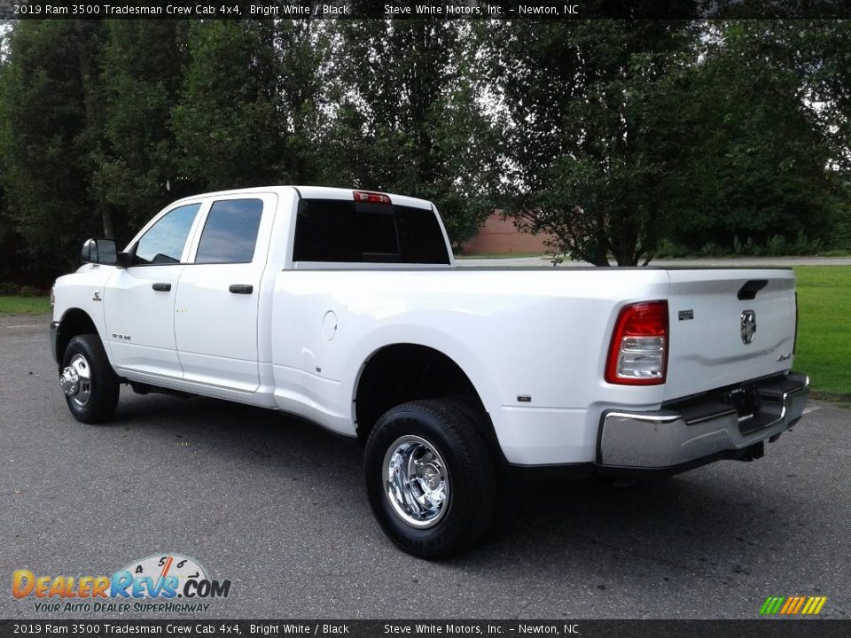 2019 Ram 3500 Tradesman Crew Cab 4x4 Bright White / Black Photo #8