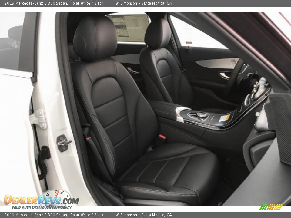 2019 Mercedes-Benz C 300 Sedan Polar White / Black Photo #5