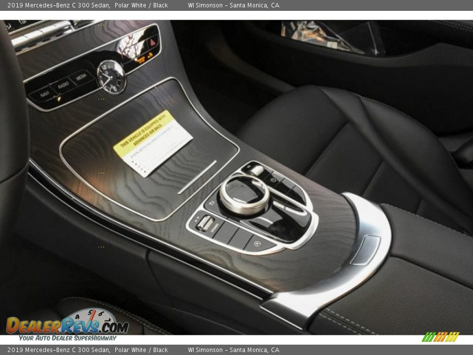 2019 Mercedes-Benz C 300 Sedan Polar White / Black Photo #7