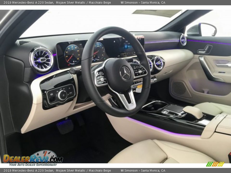 2019 Mercedes-Benz A 220 Sedan Mojave Silver Metallic / Macchiato Beige Photo #4