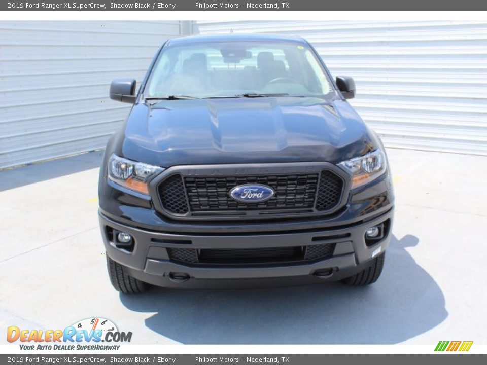 2019 Ford Ranger XL SuperCrew Shadow Black / Ebony Photo #3