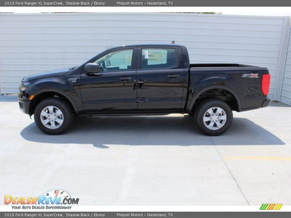 Shadow Black 2019 Ford Ranger XL SuperCrew Photo #6