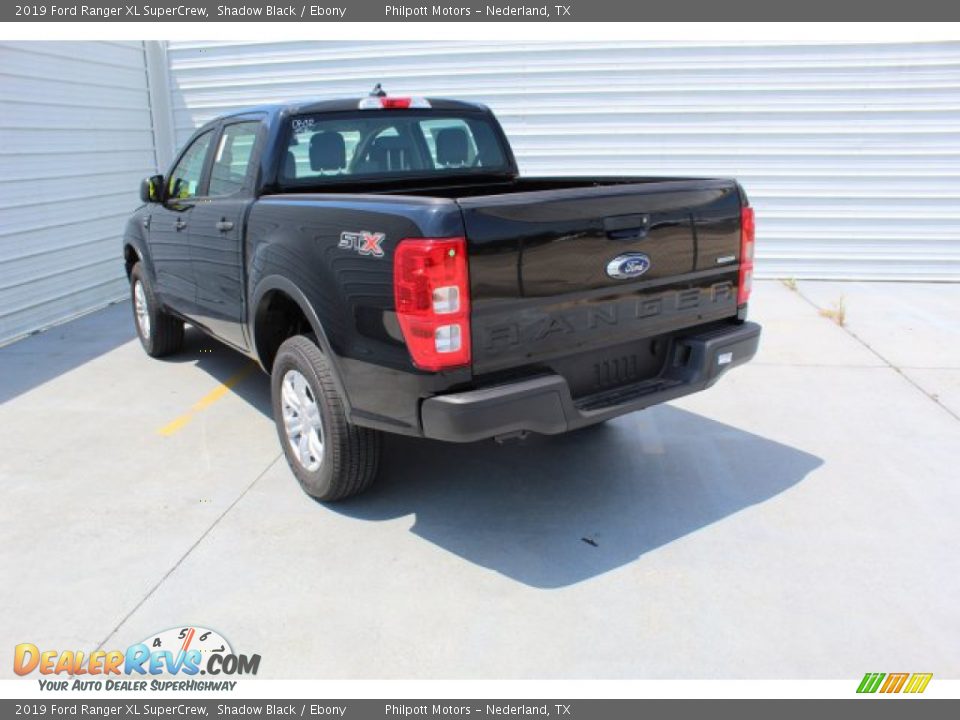 2019 Ford Ranger XL SuperCrew Shadow Black / Ebony Photo #7