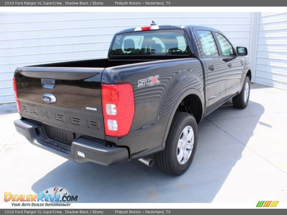 2019 Ford Ranger XL SuperCrew Shadow Black / Ebony Photo #9