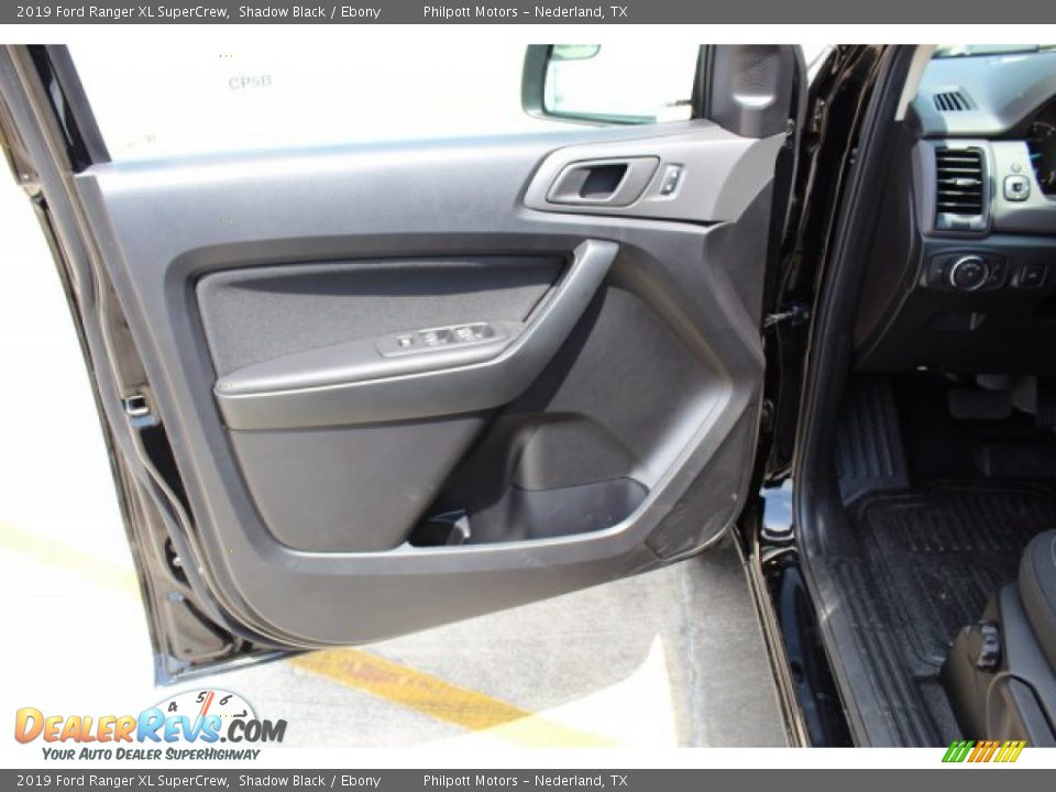 2019 Ford Ranger XL SuperCrew Shadow Black / Ebony Photo #10