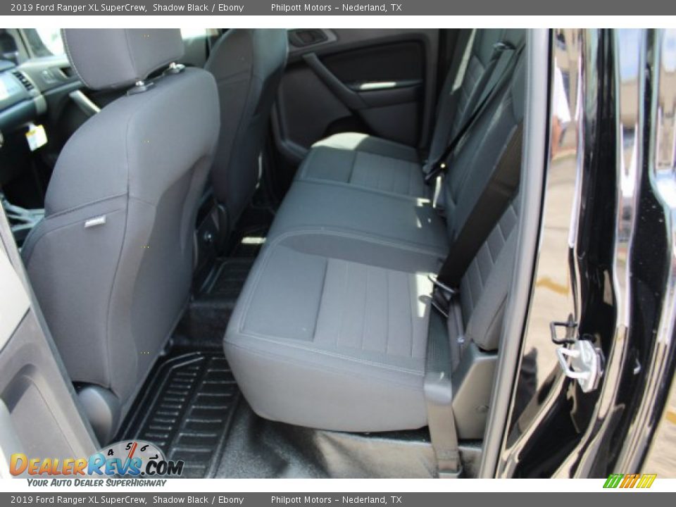 Rear Seat of 2019 Ford Ranger XL SuperCrew Photo #13