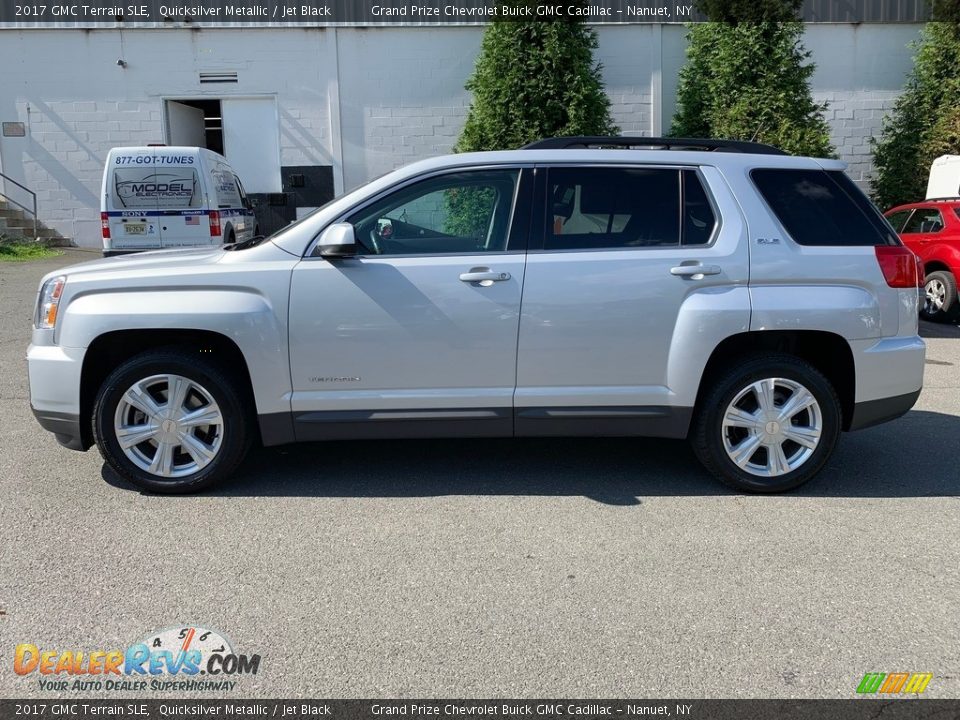 2017 GMC Terrain SLE Quicksilver Metallic / Jet Black Photo #5