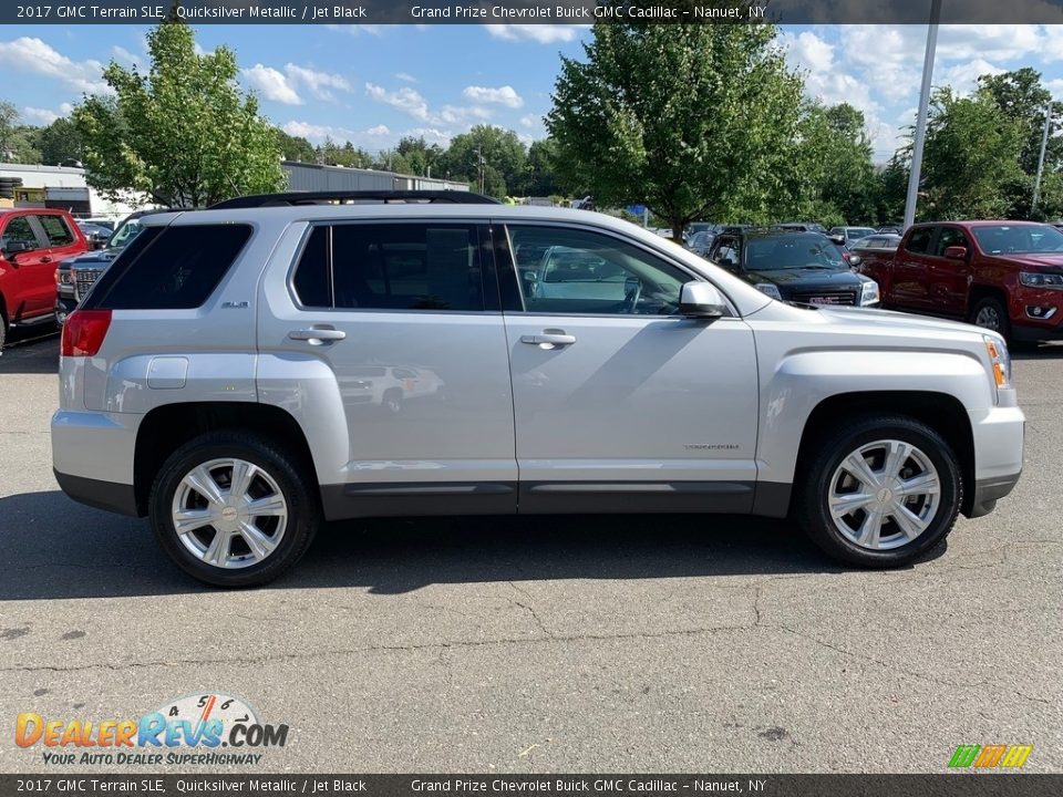 2017 GMC Terrain SLE Quicksilver Metallic / Jet Black Photo #6