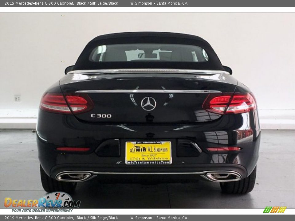 2019 Mercedes-Benz C 300 Cabriolet Black / Silk Beige/Black Photo #3