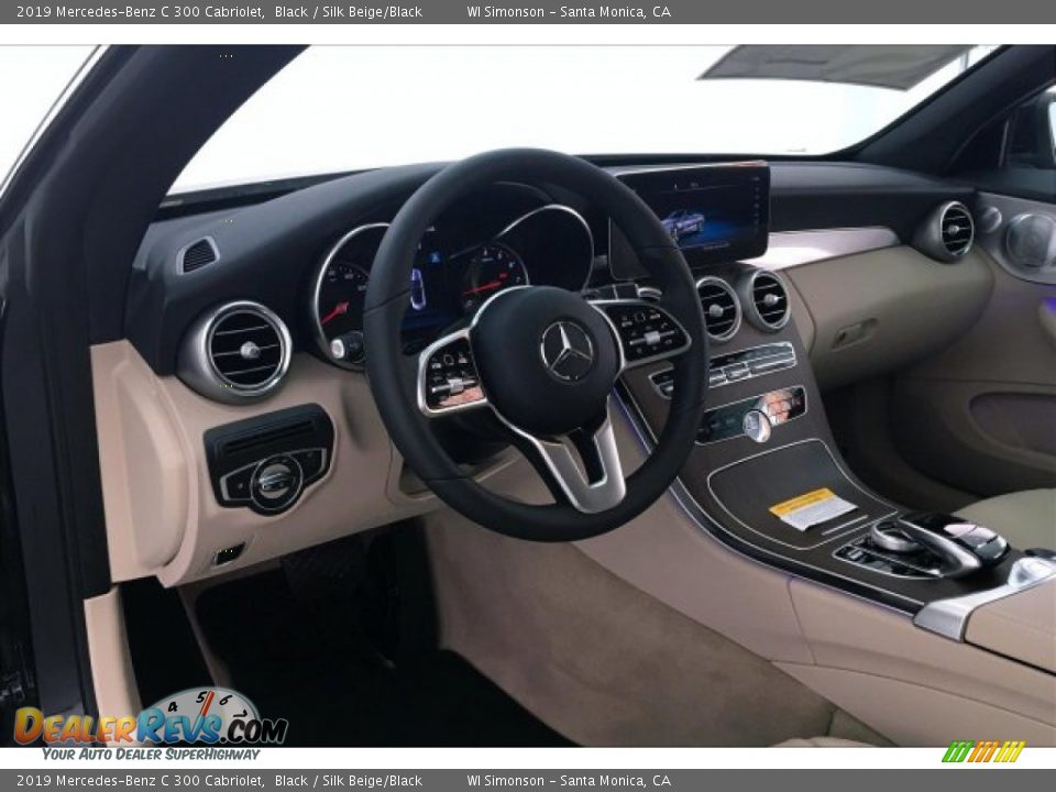 2019 Mercedes-Benz C 300 Cabriolet Black / Silk Beige/Black Photo #4