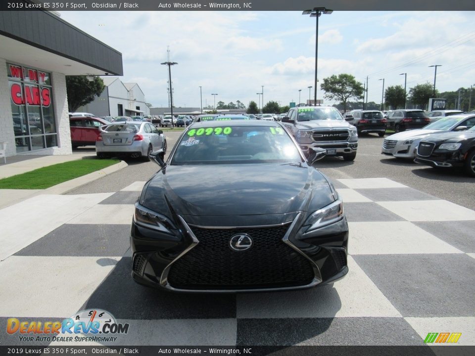 2019 Lexus ES 350 F Sport Obsidian / Black Photo #2