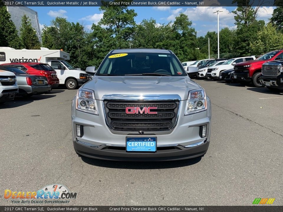 2017 GMC Terrain SLE Quicksilver Metallic / Jet Black Photo #8