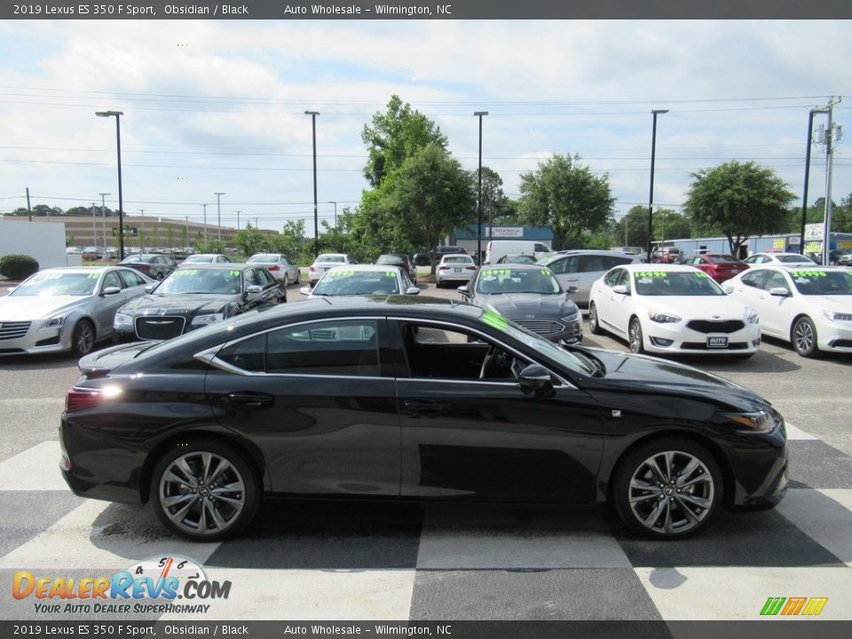 2019 Lexus ES 350 F Sport Obsidian / Black Photo #3