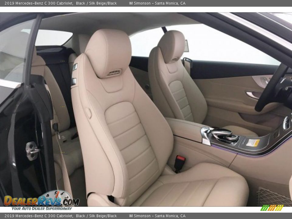 2019 Mercedes-Benz C 300 Cabriolet Black / Silk Beige/Black Photo #5