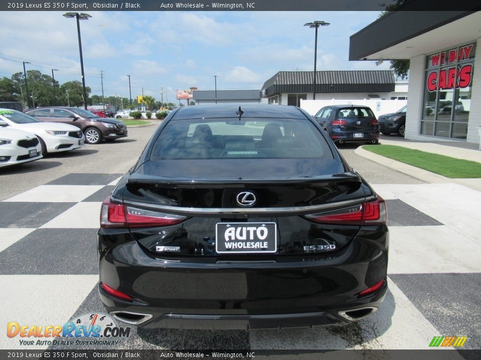 2019 Lexus ES 350 F Sport Obsidian / Black Photo #4