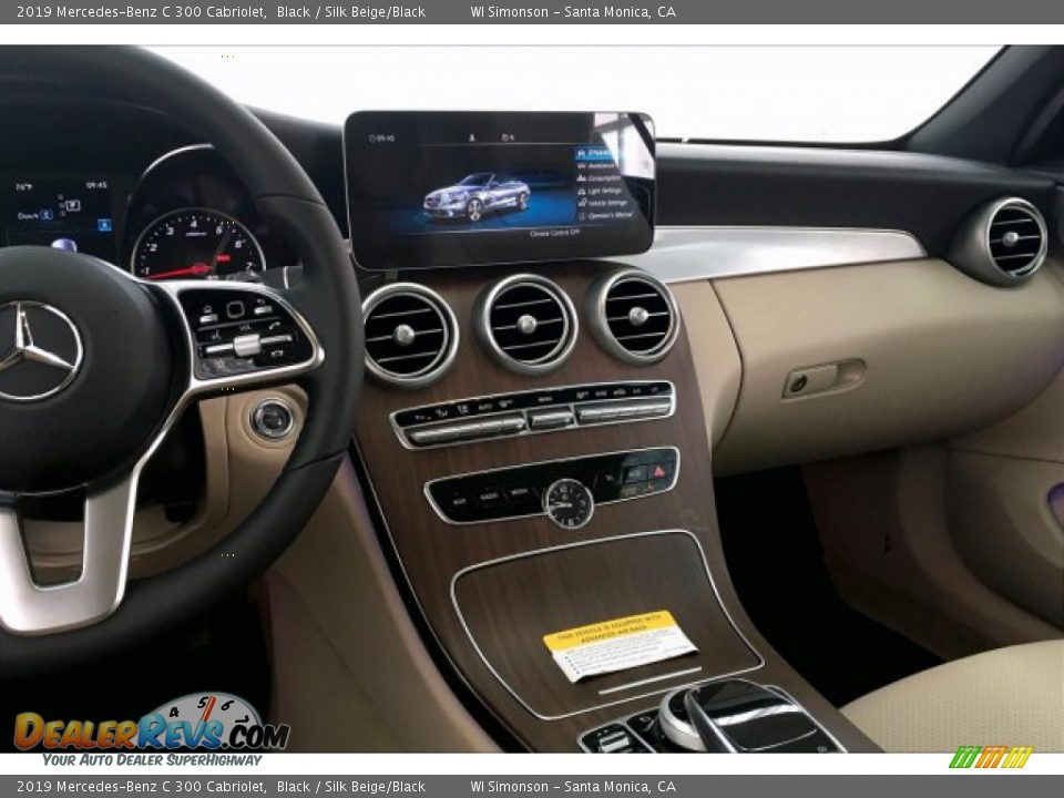 2019 Mercedes-Benz C 300 Cabriolet Black / Silk Beige/Black Photo #6