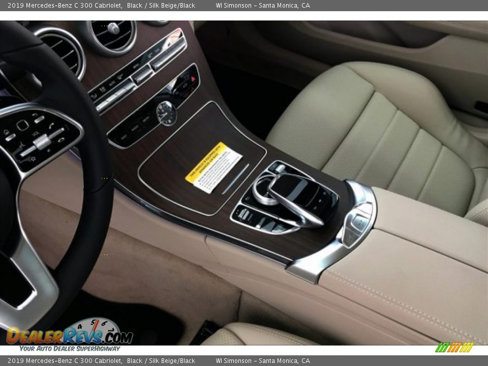 2019 Mercedes-Benz C 300 Cabriolet Black / Silk Beige/Black Photo #7