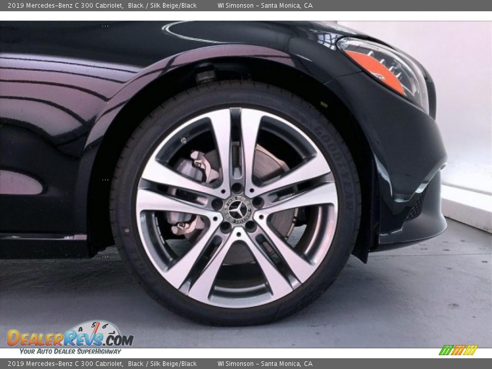 2019 Mercedes-Benz C 300 Cabriolet Black / Silk Beige/Black Photo #9