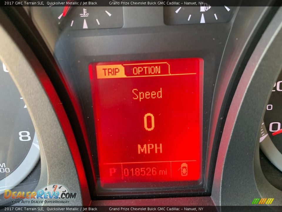 2017 GMC Terrain SLE Quicksilver Metallic / Jet Black Photo #19