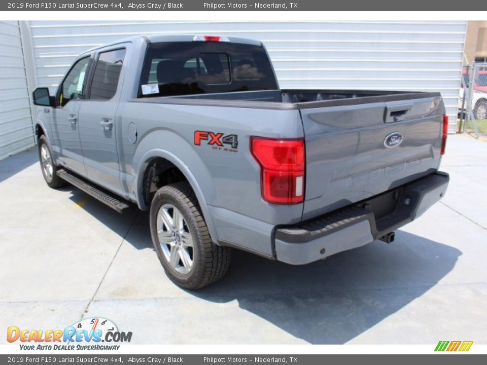 2019 Ford F150 Lariat SuperCrew 4x4 Abyss Gray / Black Photo #6
