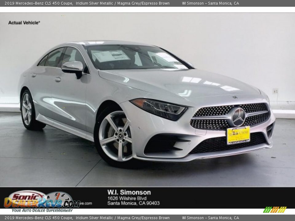 2019 Mercedes-Benz CLS 450 Coupe Iridium Silver Metallic / Magma Grey/Espresso Brown Photo #1