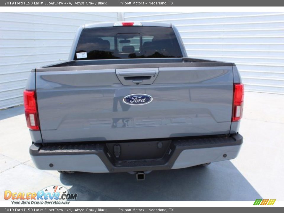 2019 Ford F150 Lariat SuperCrew 4x4 Abyss Gray / Black Photo #7
