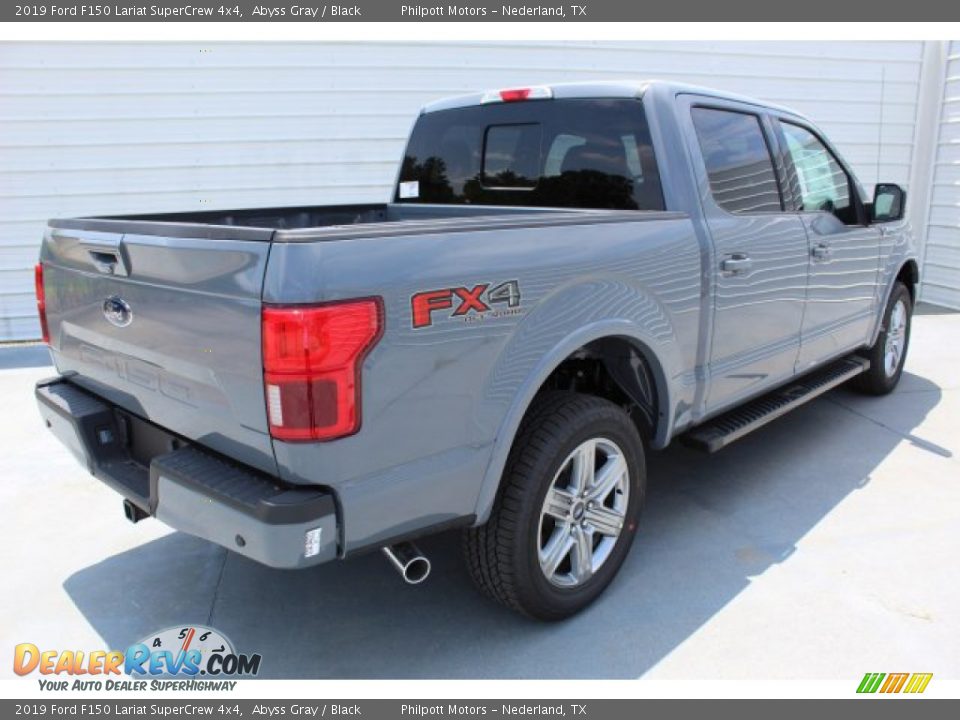 2019 Ford F150 Lariat SuperCrew 4x4 Abyss Gray / Black Photo #8