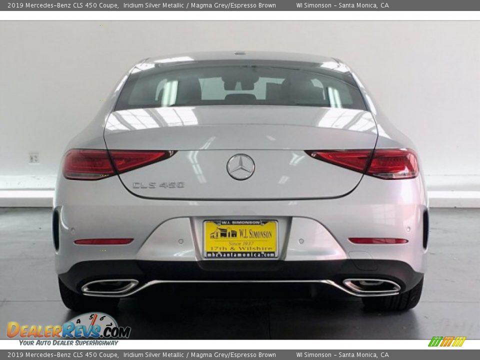 2019 Mercedes-Benz CLS 450 Coupe Iridium Silver Metallic / Magma Grey/Espresso Brown Photo #3